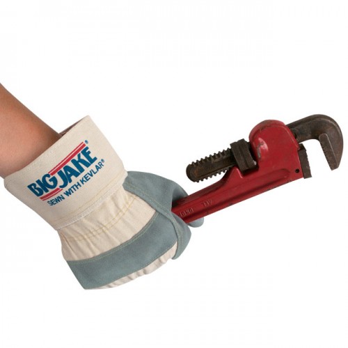 MCR Safety 1700 Big Jake Leather Palm Work Glove with Safety Cuff